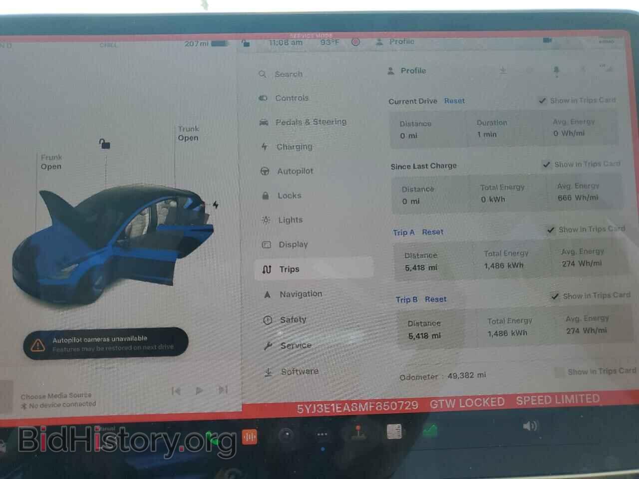 2021 TESLA MODEL 3 - VIN: 5YJ3E1EA8MF850729 - Photo 9