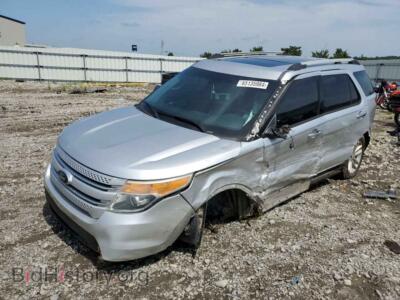 2013 Ford EXPLORER XLT, серебристый — VIN 1FM5K8D89DGC22978, Copart