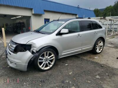 2009 Ford EDGE Sport, silver — VIN 2FMDK40C79BA96438, Copart