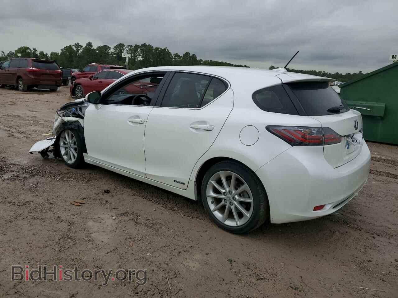 2012 LEXUS CT 200 - VIN: JTHKD5BH2C2094922 - Фото 2