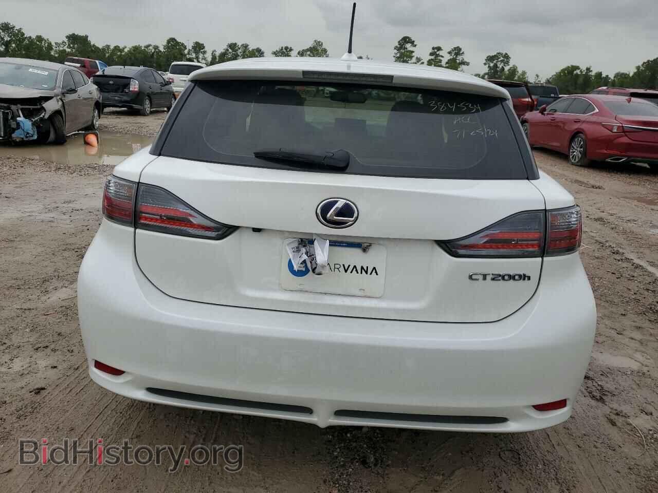 2012 LEXUS CT 200 - VIN: JTHKD5BH2C2094922 - Фото 6
