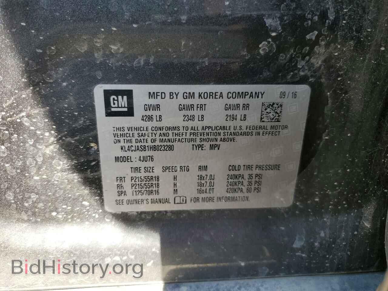 2017 BUICK ENCORE - VIN: KL4CJASB1HB023280 - Photo 10
