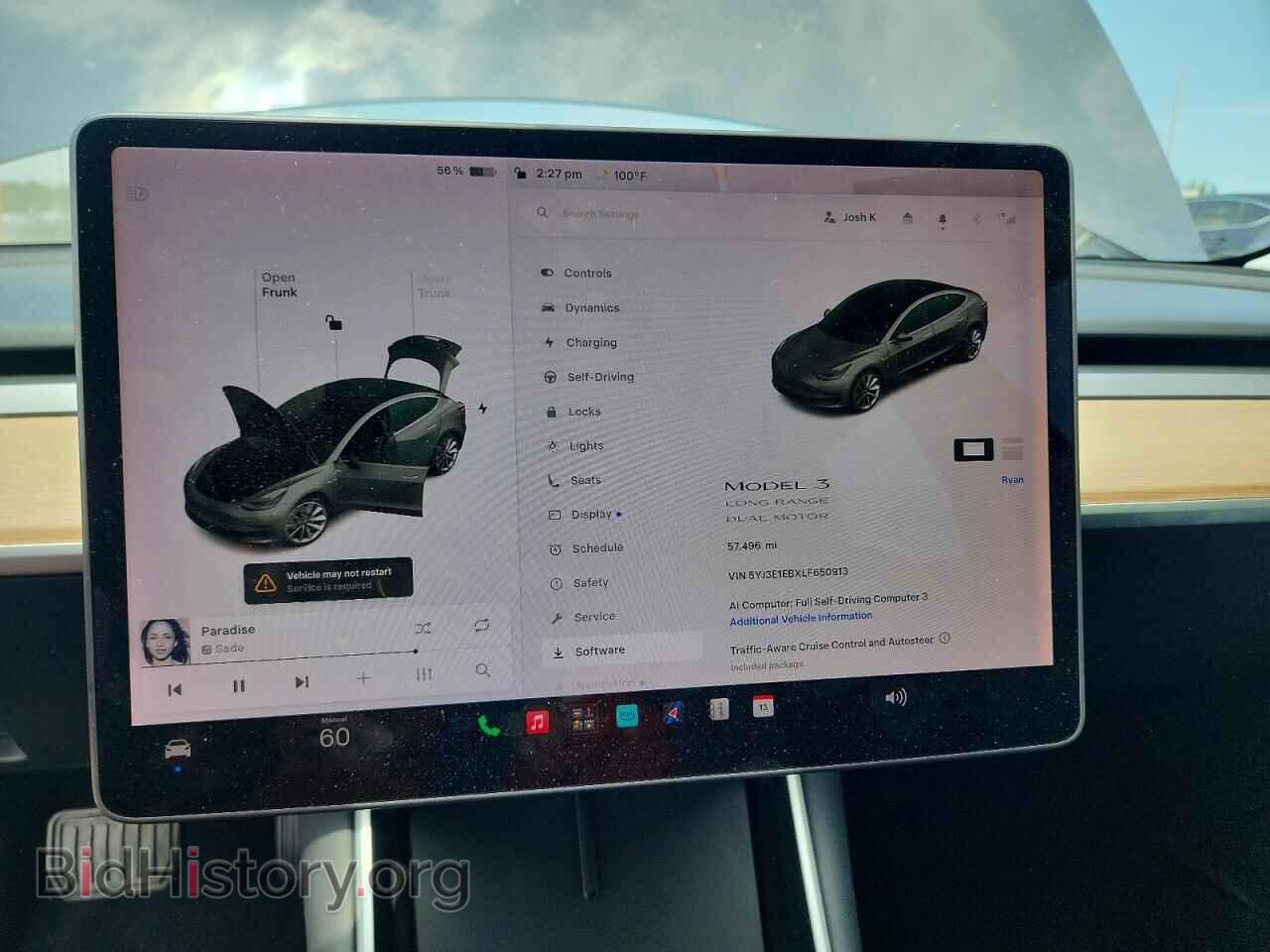 2020 TESLA MODEL 3 - VIN: 5YJ3E1EBXLF650913 - Фото 9