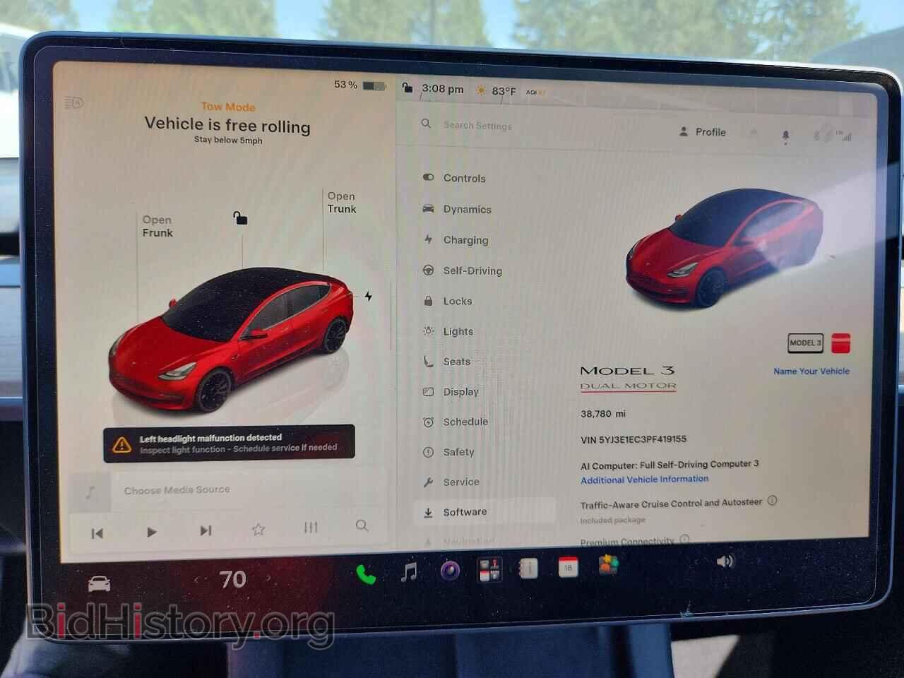 2023 TESLA MODEL 3 - VIN: 5YJ3E1EC3PF419155 - Photo 9