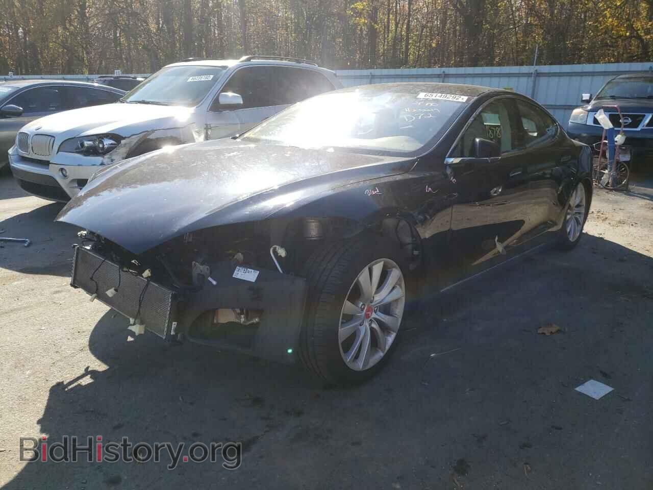 2014 TESLA MODEL S - VIN: 5YJSA1H15EFP51421 - Фото 2