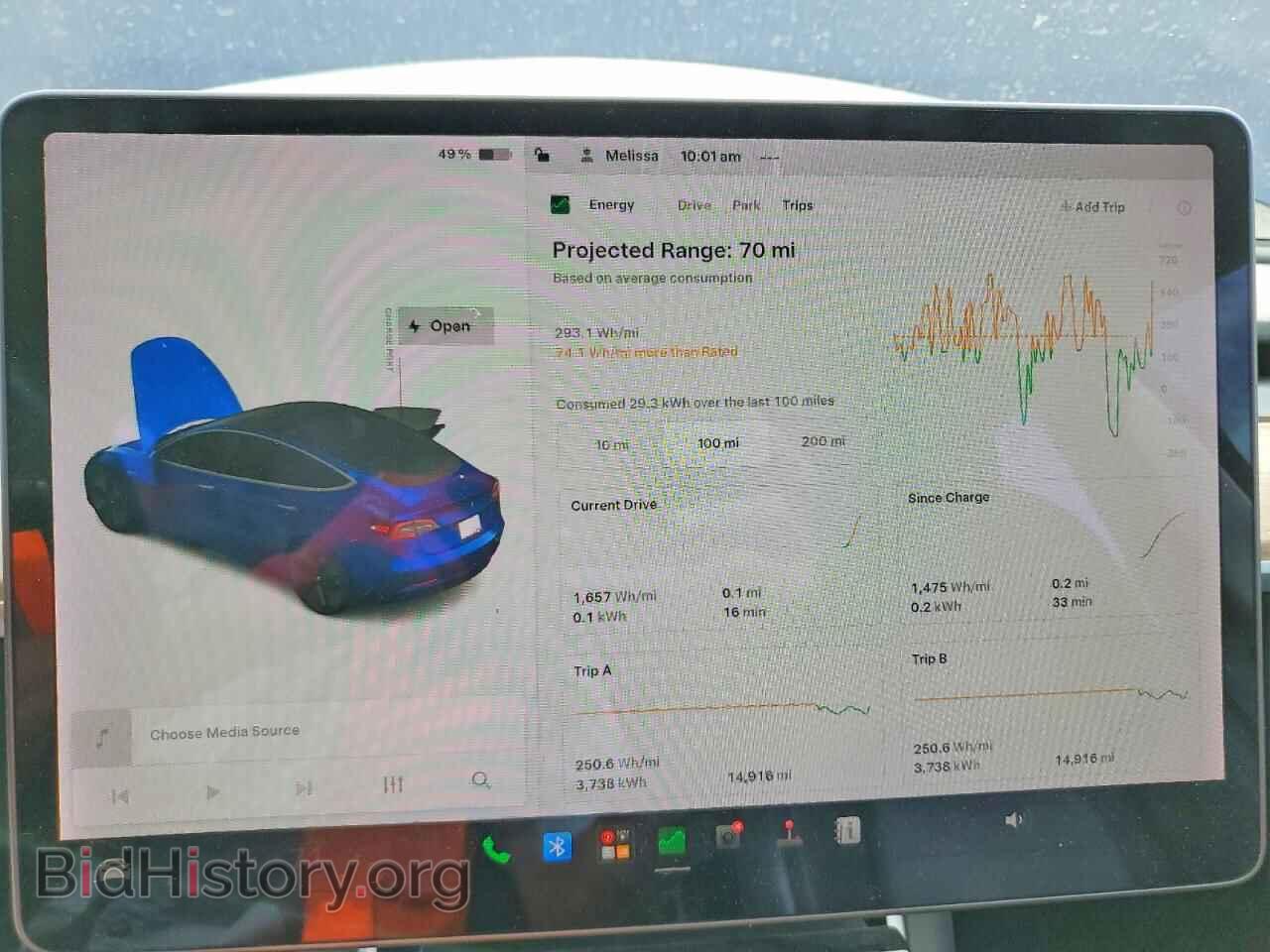 2019 TESLA MODEL 3 - VIN: 5YJ3E1EA6KF299553 - Фото 9