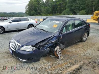 2013 Chrysler 200 Touring, blue — VIN 1C3CCBBB9DN570347, Copart