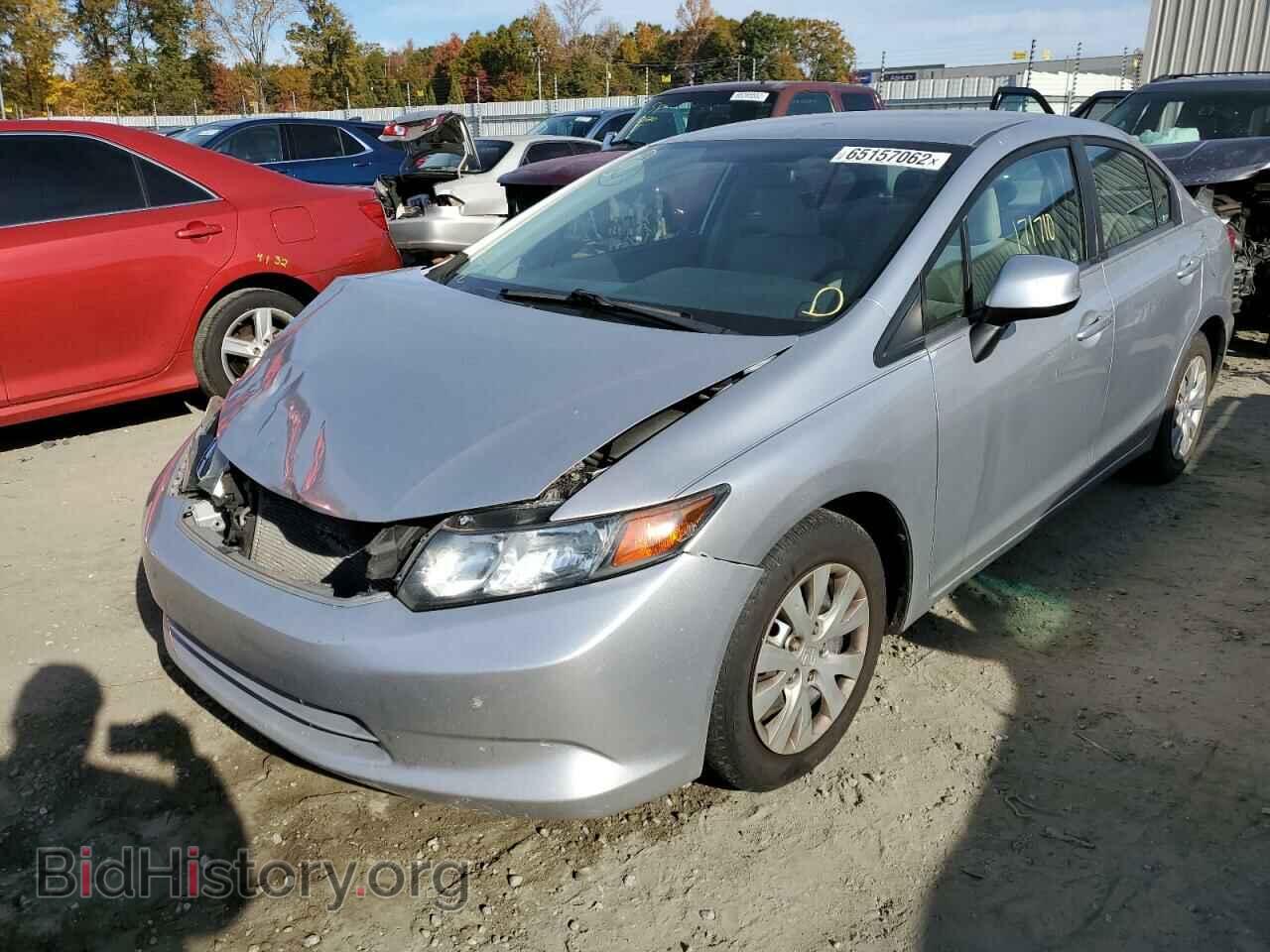2012 HONDA CIVIC - VIN: 19XFB2F50CE100372 - Фото 2