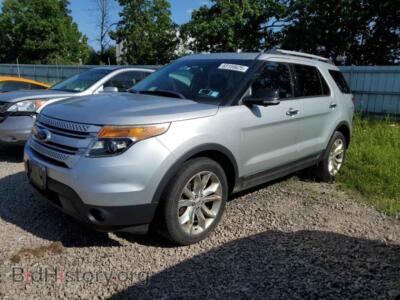2013 Ford EXPLORER XLT, silver — VIN 1FM5K8D85DGC89254, Copart