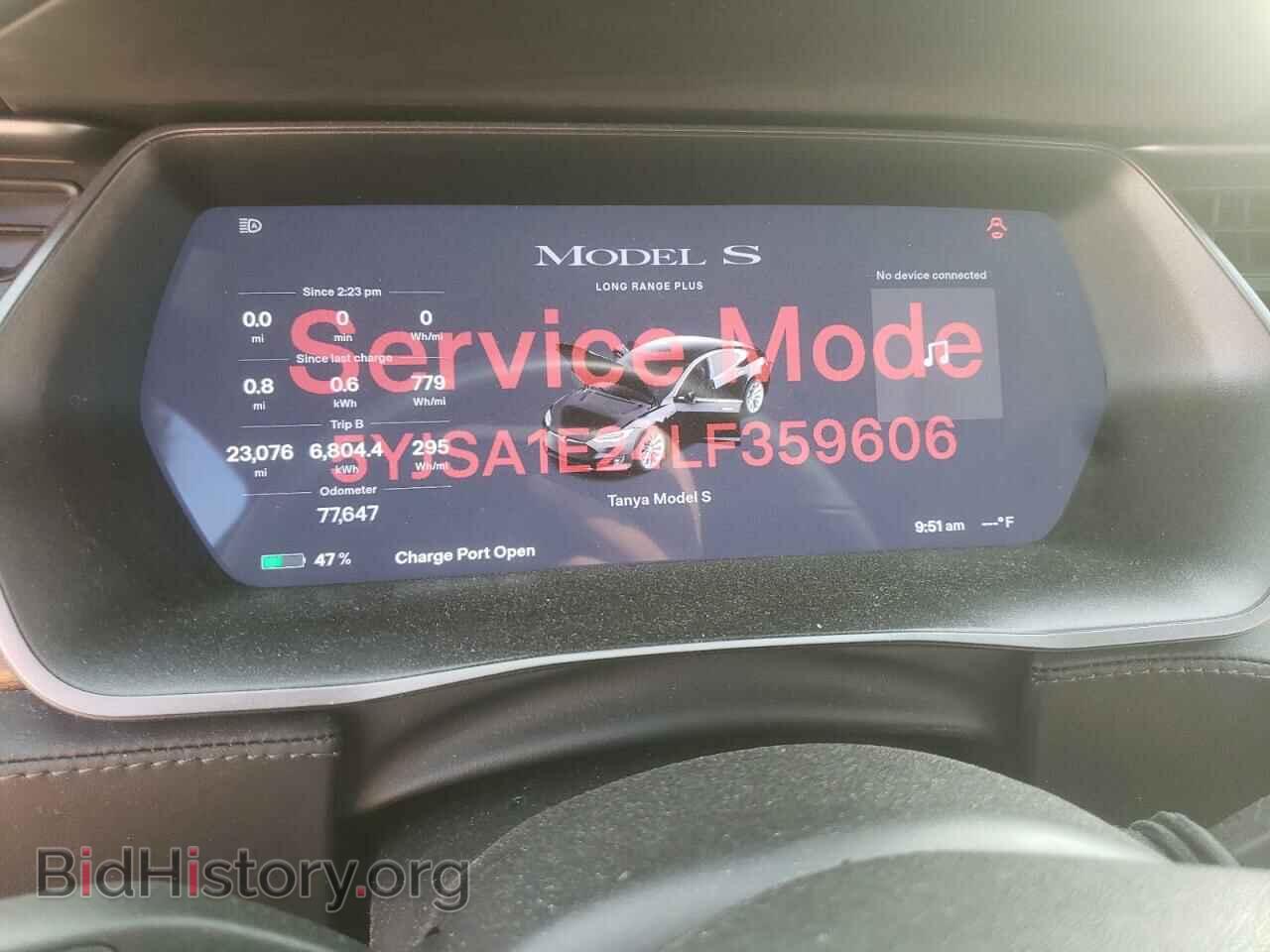 2020 TESLA MODEL S - VIN: 5YJSA1E24LF359606 - Photo 9