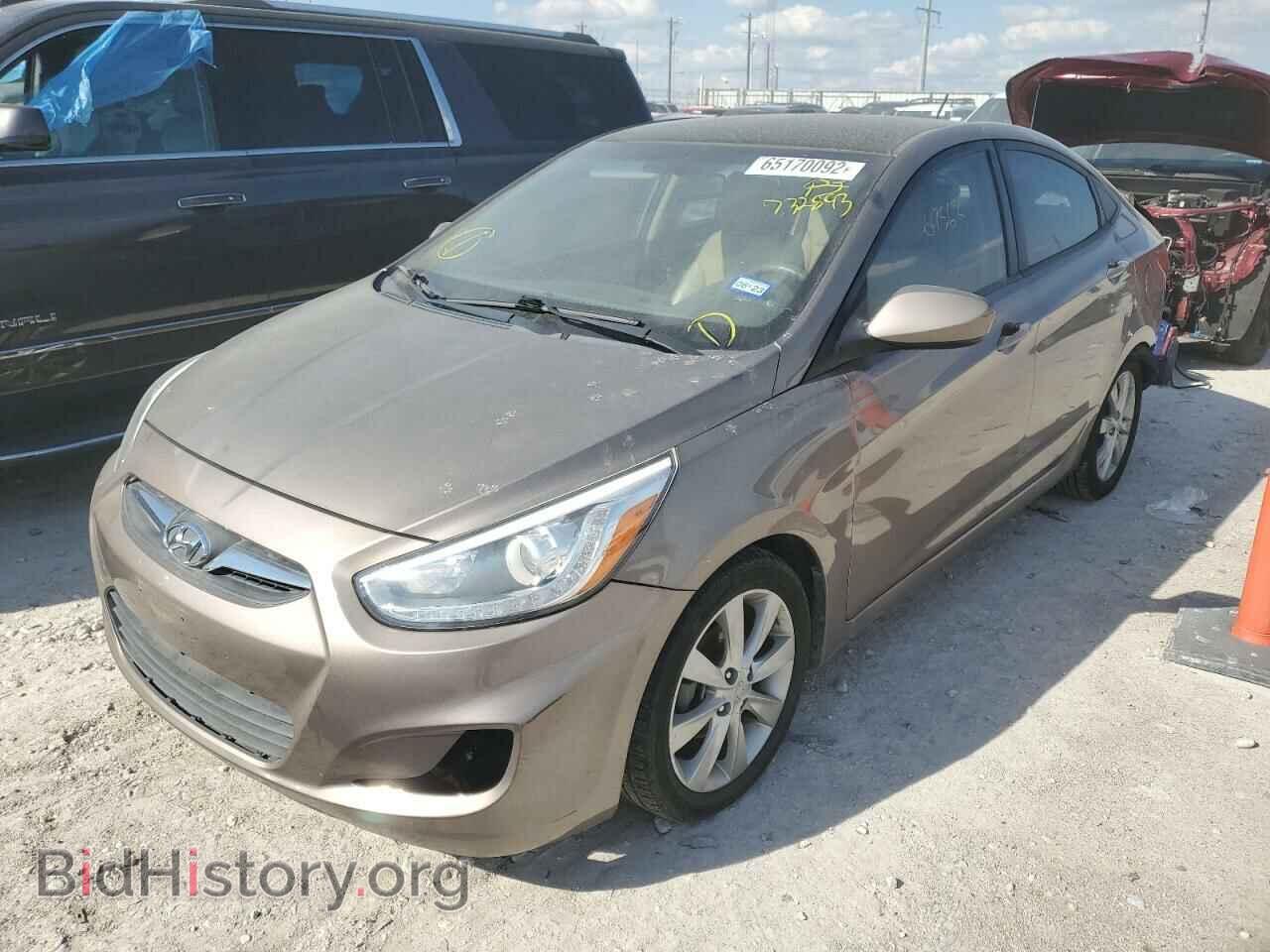 2014 HYUNDAI ACCENT - VIN: KMHCU4AEXEU732893 - Фото 2