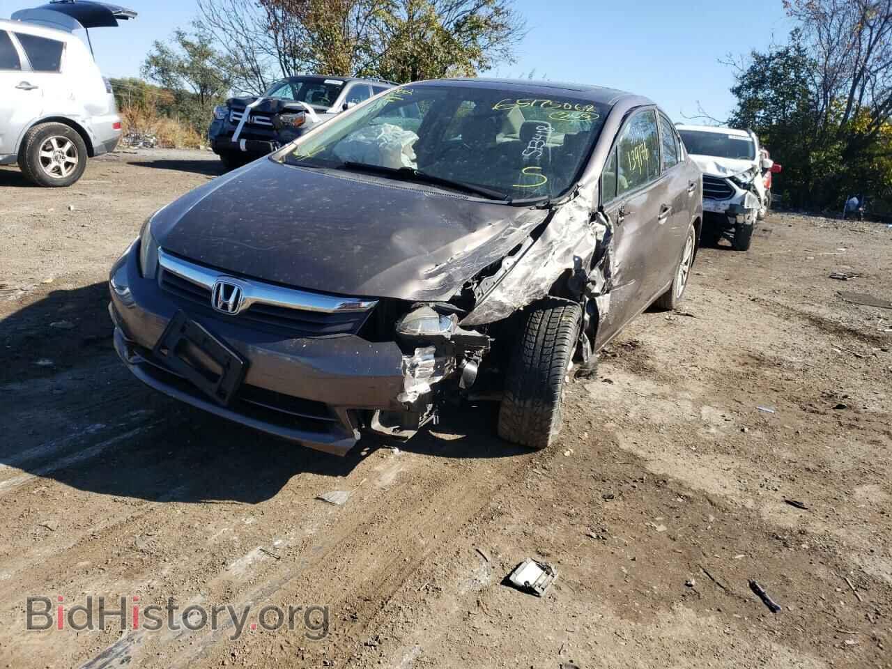 2012 HONDA CIVIC - VIN: 2HGFB2F83CH513418 - Фото 2