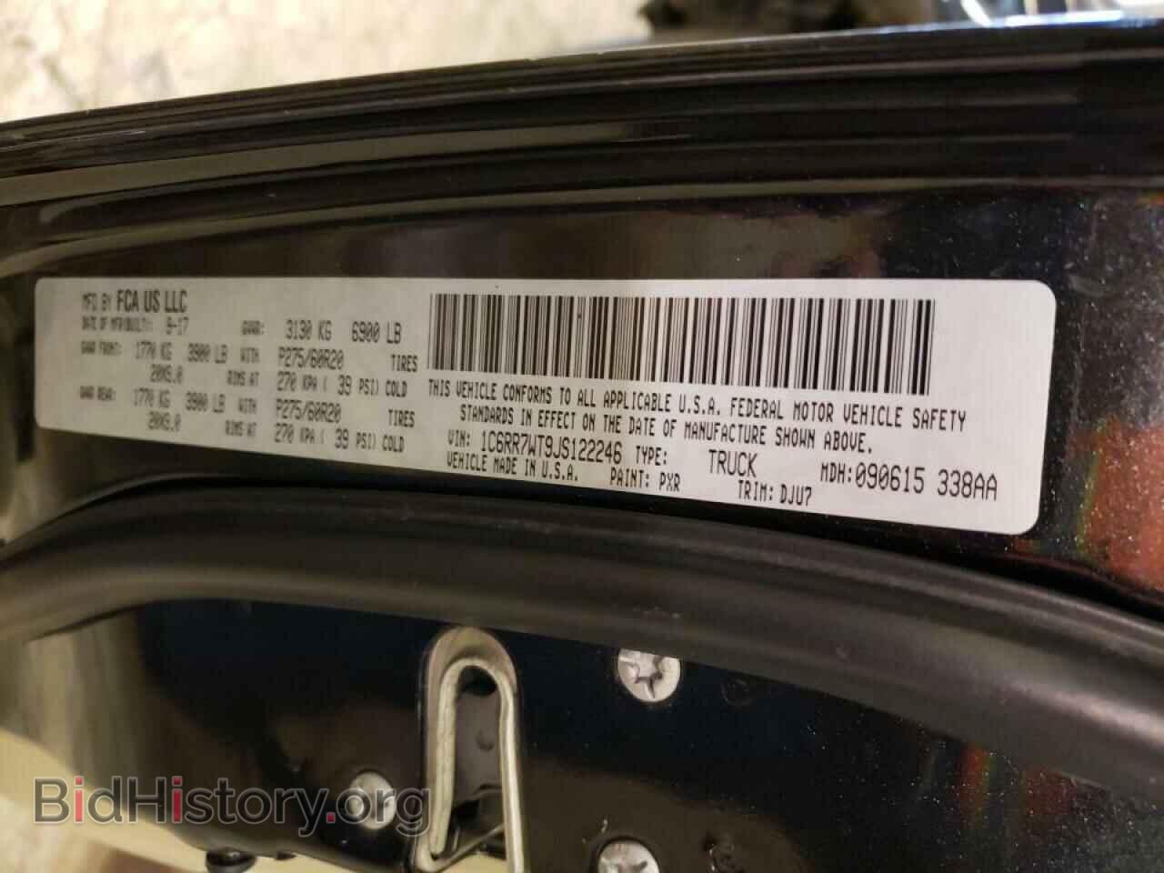 2018 RAM 1500 - VIN: 1C6RR7WT9JS122246 - Фото 10