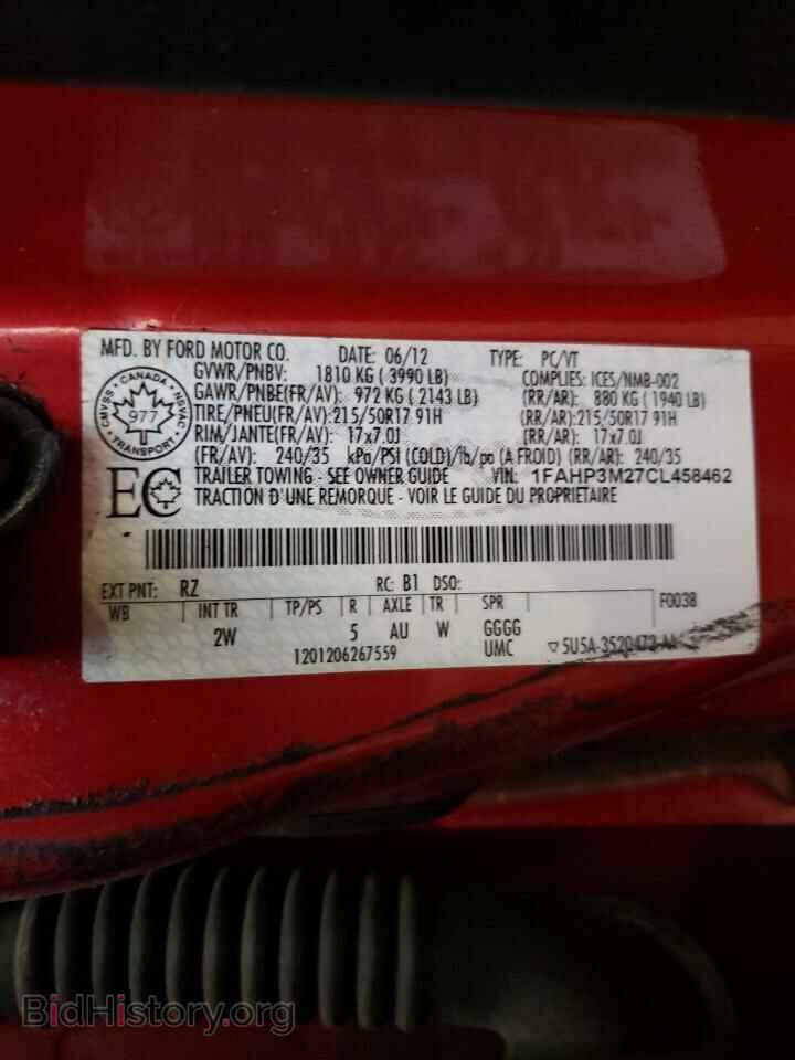 2012 FORD FOCUS - VIN: 1FAHP3M27CL458462 - Фото 10