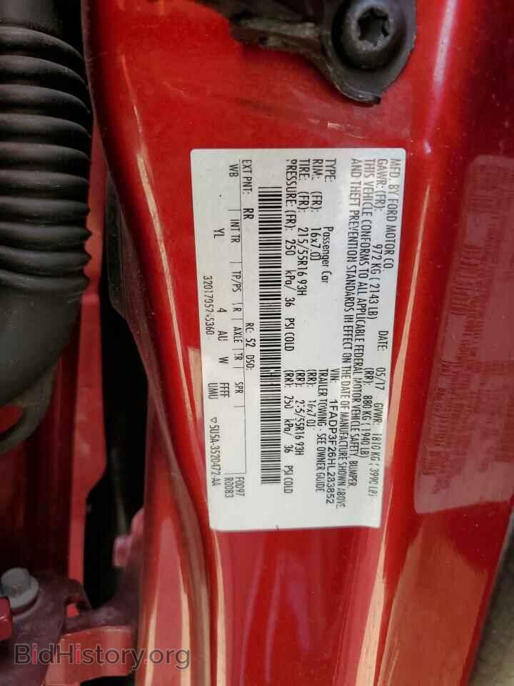 2017 FORD FOCUS - VIN: 1FADP3F26HL283852 - Photo 12