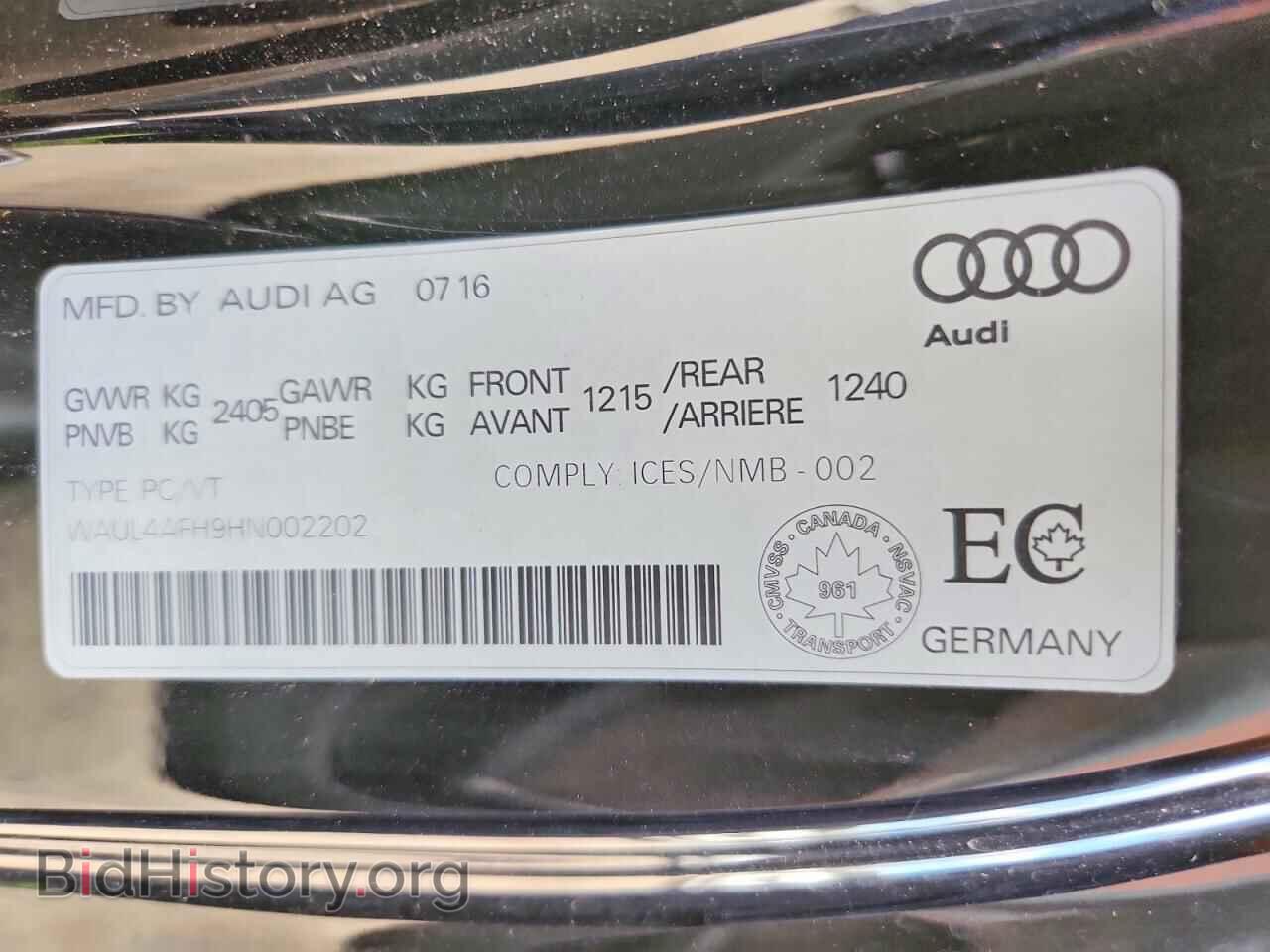 2017 AUDI A5 - VIN: WAUL4AFH9HN002202 - Photo 13