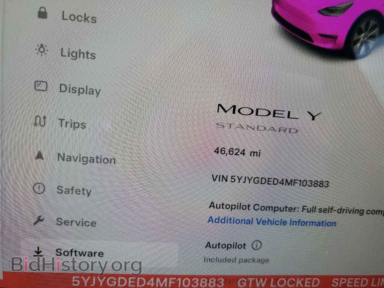 2021 TESLA MODEL Y - VIN: 5YJYGDED4MF103883 - Photo 9