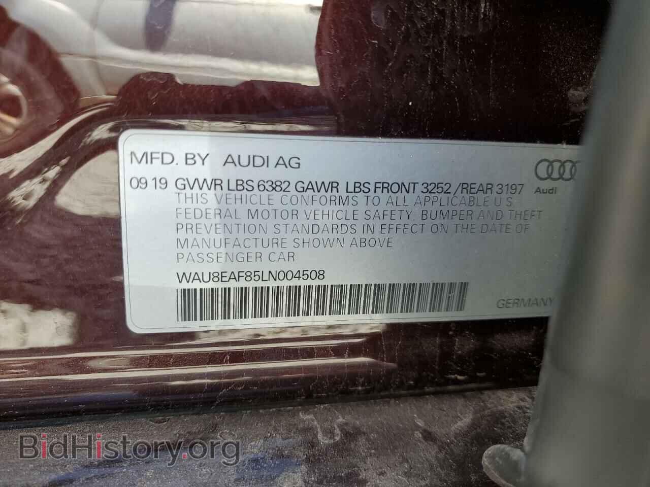 2020 AUDI A8 - VIN: WAU8EAF85LN004508 - Photo 12