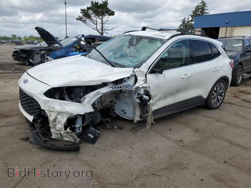 2020 Ford ESCAPE Titanium (VIN 1FMCU9J90LUA40302) — photo 1 of 14, Copart, damage: rollover
