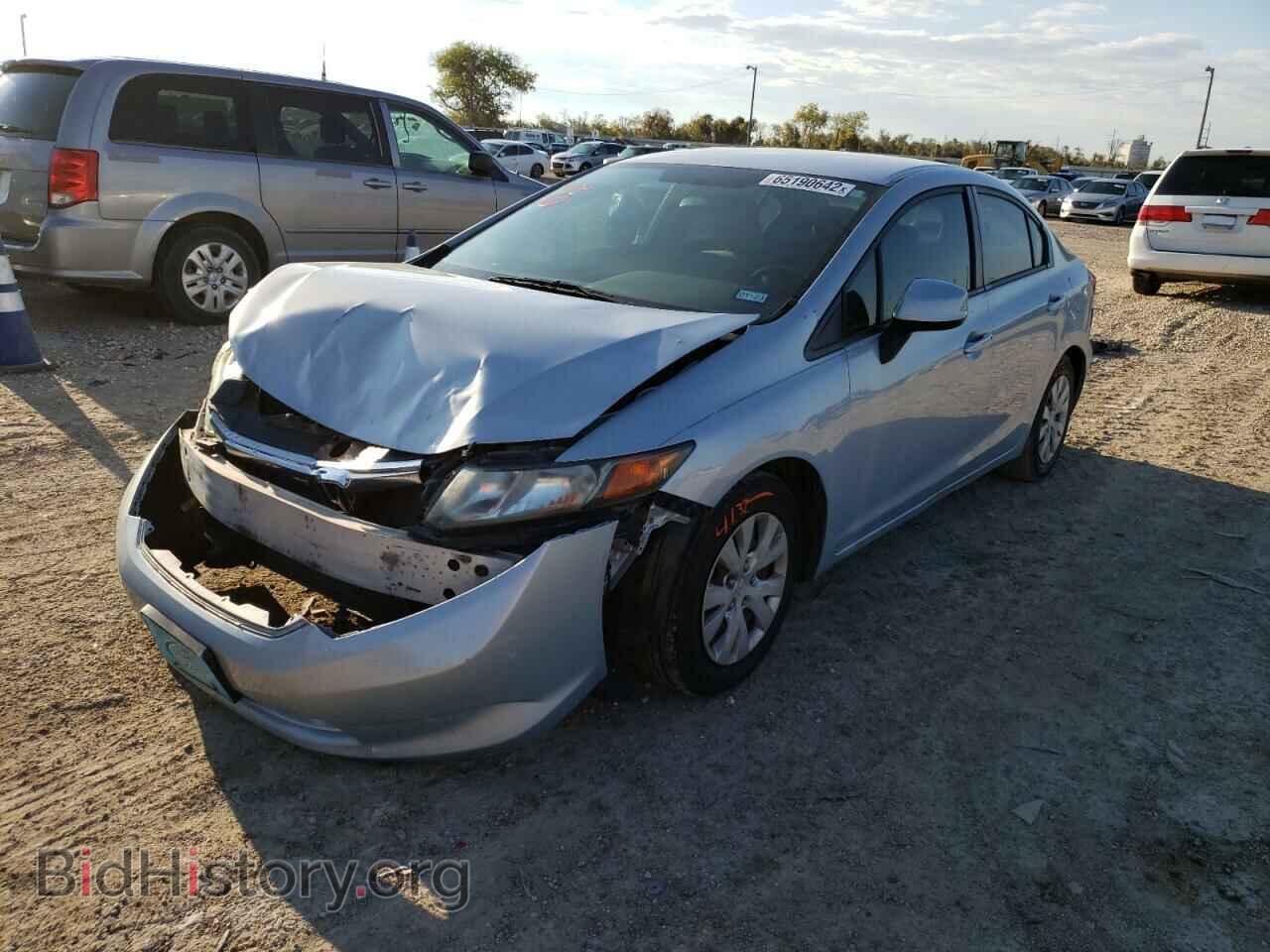 2012 HONDA CIVIC - VIN: 2HGFB2F59CH535140 - Фото 2