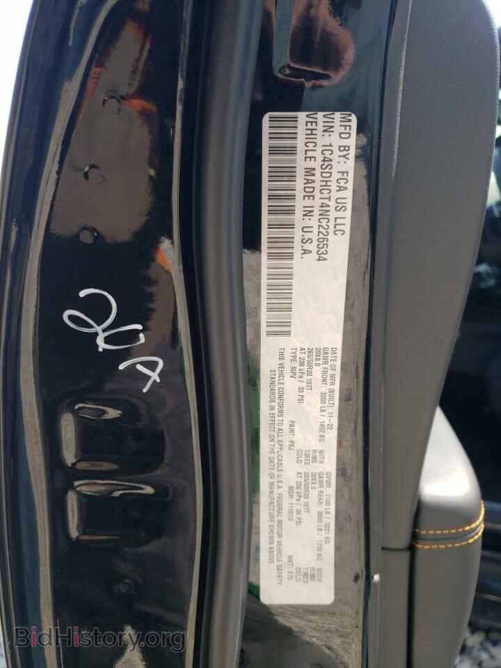 2022 DODGE DURANGO - VIN: 1C4SDHCT4NC226534 - Фото 14
