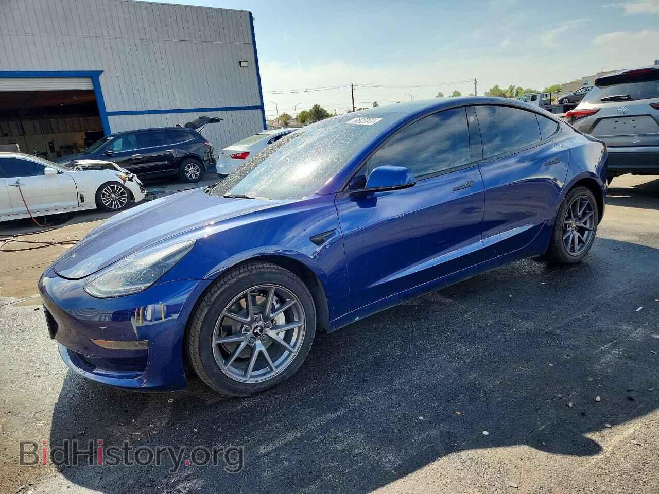 Photo 5YJ3E1EA9NF370457 - TESLA MODEL 3 2022