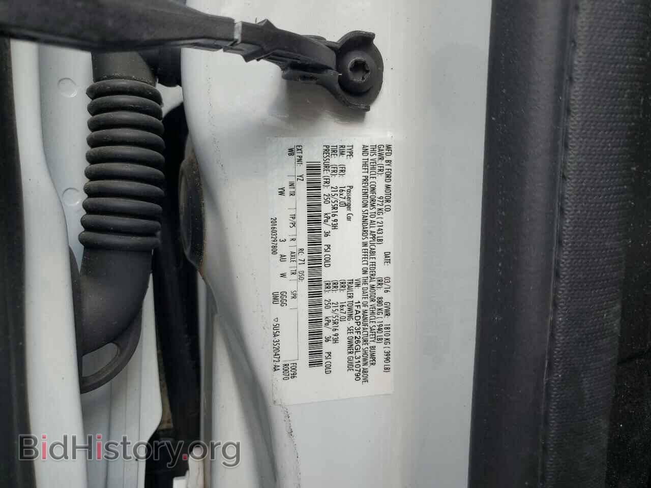 2016 FORD FOCUS - VIN: 1FADP3F26GL310790 - Фото 12
