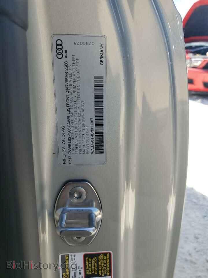 2013 AUDI A5 - VIN: WAUJFAFH4DN011367 - Фото 10