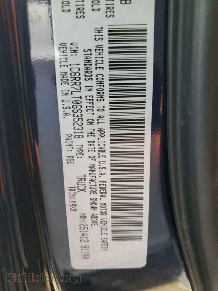 2016 RAM 1500 - VIN: 1C6RR7LT0GS352318 - Photo 10