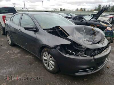 2014 Dodge DART Dart SXT, серый — VIN 1C3CDFBB3ED907820, Copart