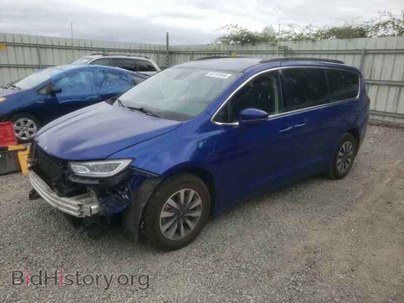 2021 Chrysler PACIFICA Hybrid Touring (VIN 2C4RC1R79MR548496) — фото 1 из 14, Copart, повреждение: передняя часть