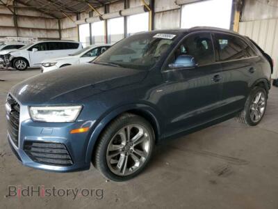 2016 Audi Q3 Prestige, бирюзовый — VIN WA1GFCFS6GR015044, Copart