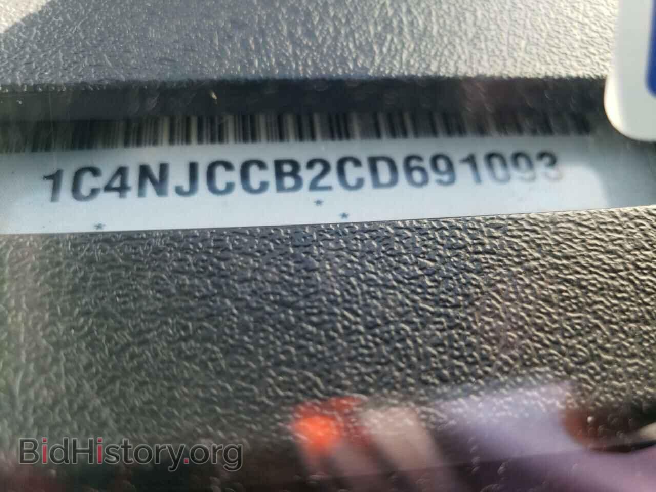 2012 JEEP COMPASS - VIN: 1C4NJCCB2CD691093 - Фото 10