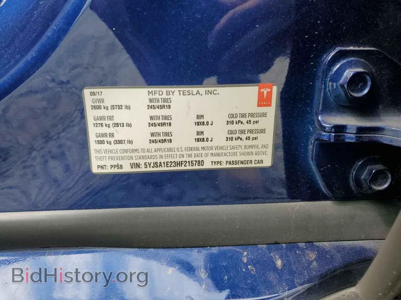 2017 TESLA MODEL S - VIN: 5YJSA1E23HF215780 - Photo 12
