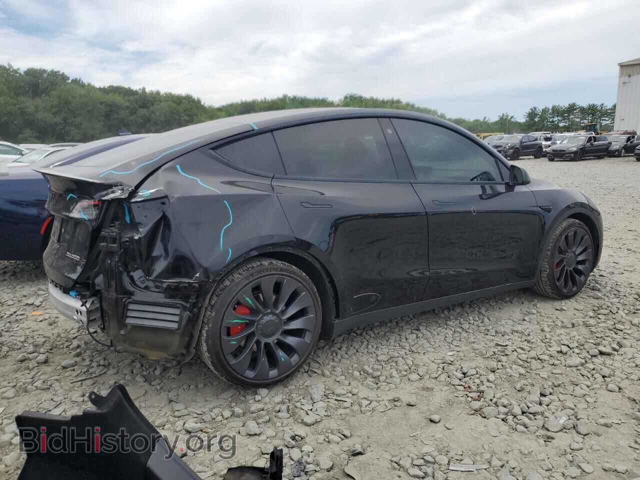 2022 TESLA MODEL Y - VIN: 7SAYGDEFXNF562406 - Фото 3