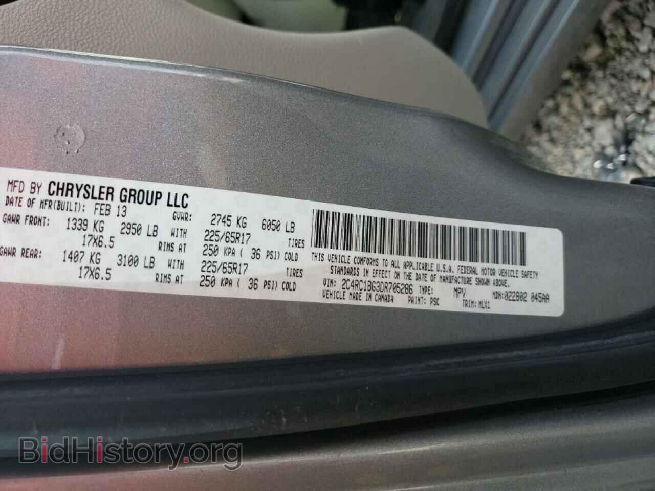 2013 CHRYSLER MINIVAN - VIN: 2C4RC1BG3DR705286 - Photo 10