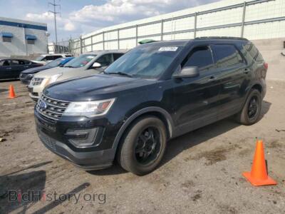 2017 Ford EXPLORER, черный — VIN 1FM5K8B88HGE11601, Copart