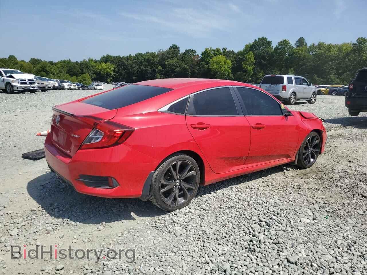 2019 HONDA CIVIC - VIN: 2HGFC2F81KH593796 - Фото 3