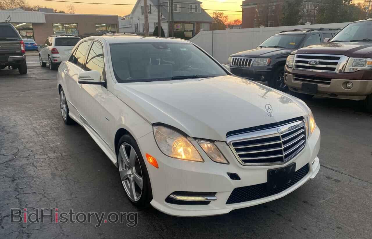 Photo WDDHF8JBXCA574206 - MERCEDES-BENZ E-CLASS 2012