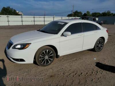 2013 Chrysler 200 200 Tourin, белый — VIN 1C3CCBBB3DN598046, Copart