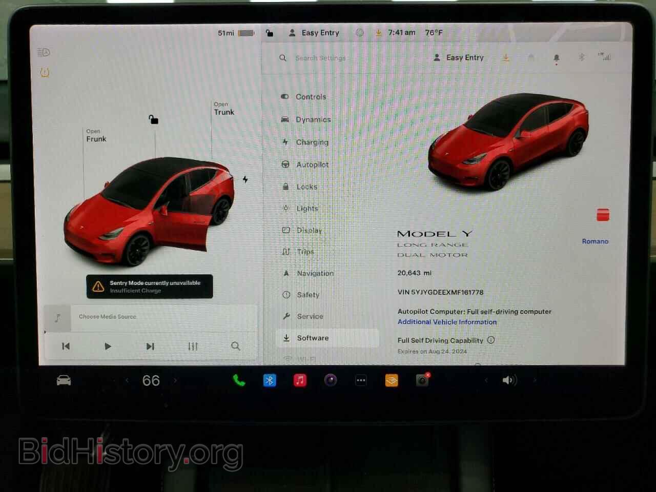 2021 TESLA MODEL Y - VIN: 5YJYGDEEXMF161778 - Photo 9