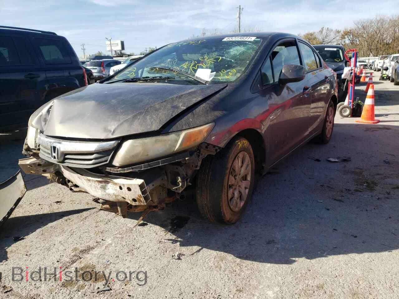 2012 HONDA CIVIC - VIN: 19XFB2F52CE329748 - Фото 2
