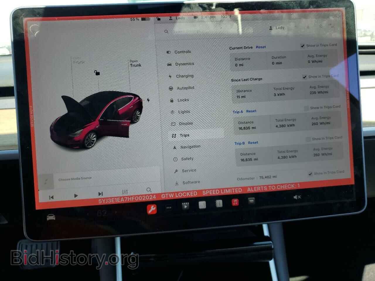 2017 TESLA MODEL 3 - VIN: 5YJ3E1EA7HF002024 - Фото 9