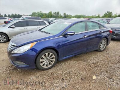 2014 Hyundai SONATA Limited, blue — VIN 5NPEC4AC0EH852680, Copart