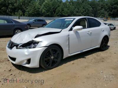 2012 Lexus IS IS 250, белый — VIN JTHBF5C2XC5158076, Copart