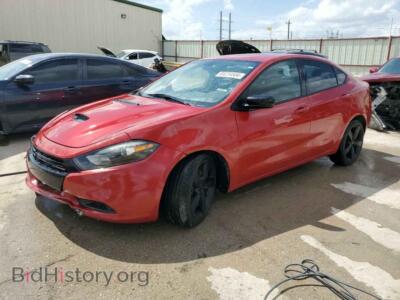 2016 Dodge DART SXT, бордовый — VIN 1C3CDFBB4GD630338, Copart