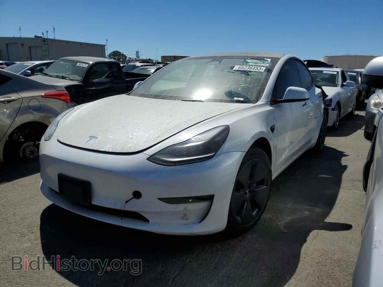 Photo 5YJ3E1EB5NF184519 - TESLA MODEL 3 2022