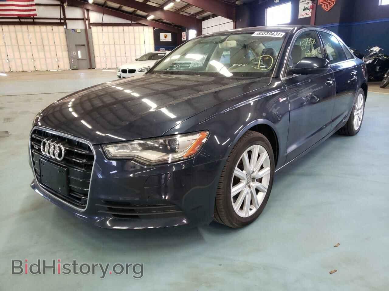 2013 AUDI A6 - VIN: WAUGGAFC1DN054124 - Фото 2