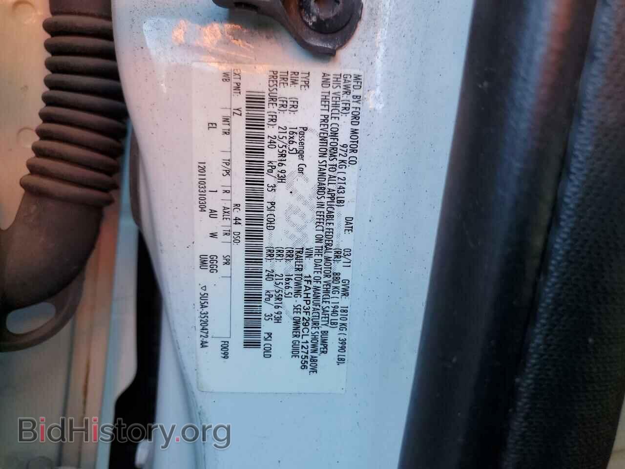 2012 FORD FOCUS - VIN: 1FAHP3F29CL127556 - Фото 10