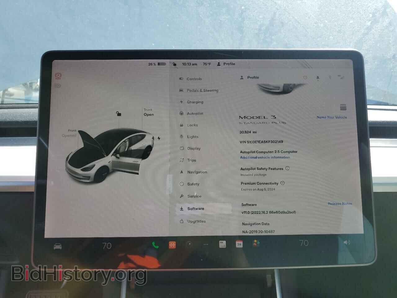 2019 TESLA MODEL 3 - VIN: 5YJ3E1EA5KF302149 - Фото 9